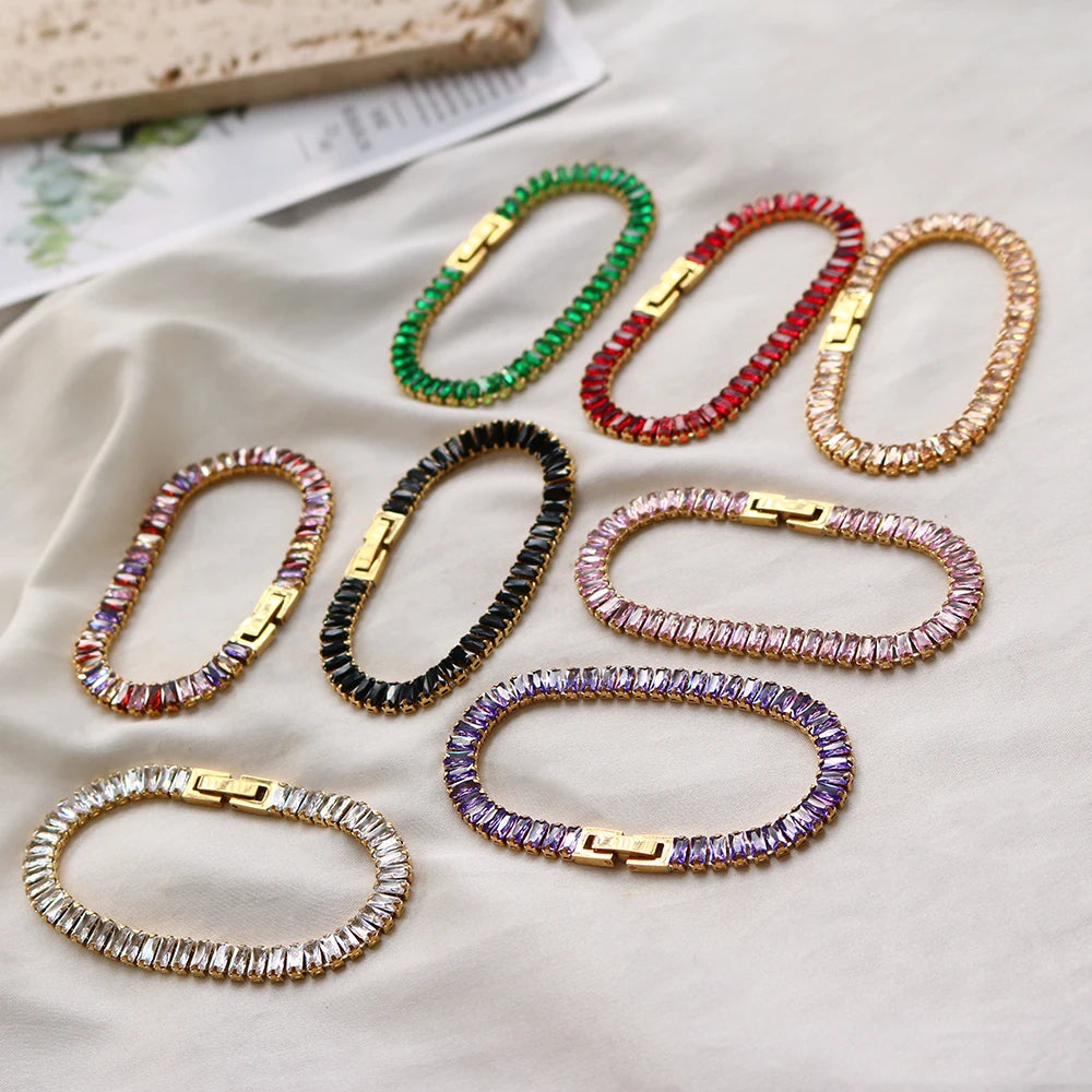 Pulseira Riviera Quadrada