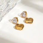 Brinco Heart Shine