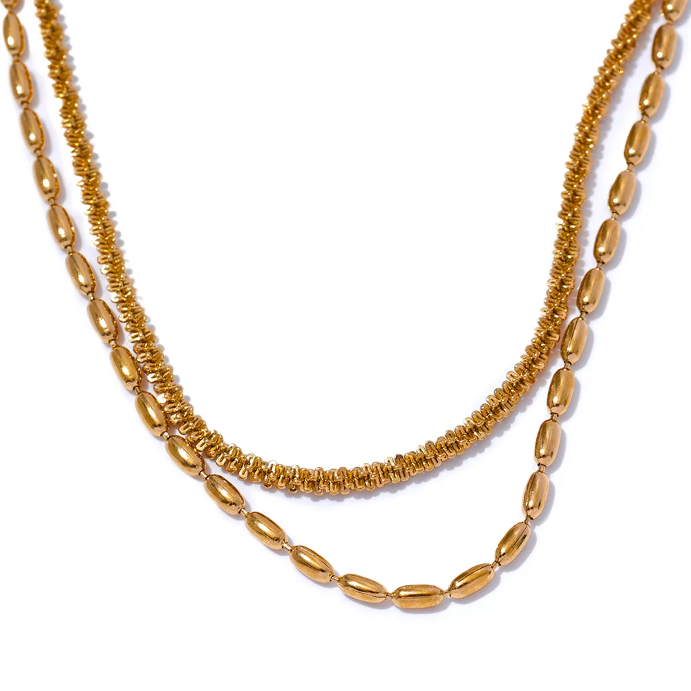 Colar Duplo Beads